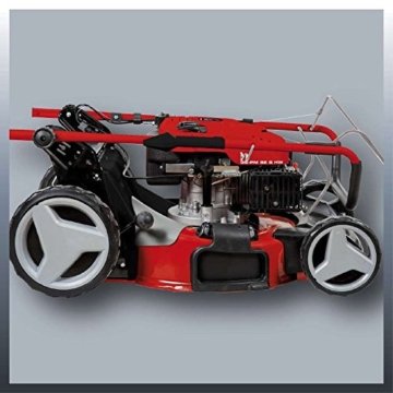 Einhell Benzin Rasenmäher GC-PM 52 S HW (2,8 kW, 173 cm³, Schnittbreite: 52 cm, zentrale Schnitthöhenverstellung: 6 Stufen | 25-70 mm) - 