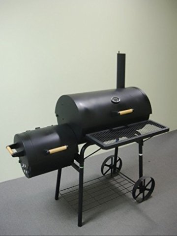 32kg - KIUG® XL Smoker LAGUNA SECA / BBQ GRILLWAGEN Holzkohle Grill Grillkamin ca. 1,5 mm Stahl PROFI-QUALITÄT OGA032 - 