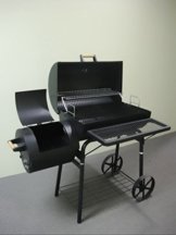 32kg - KIUG® XL Smoker LAGUNA SECA / BBQ GRILLWAGEN Holzkohle Grill Grillkamin ca. 1,5 mm Stahl PROFI-QUALITÄT OGA032 -