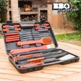 BBQ Master Tools Werkzeugkoffer für Grill, schwarz, (18 Teile) -