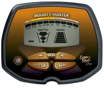 Bounty Hunter Lone Star Pro Metalldetektor Metallsuchgerät mit 9-Segment-Zielobjekt-Identifizierung - 