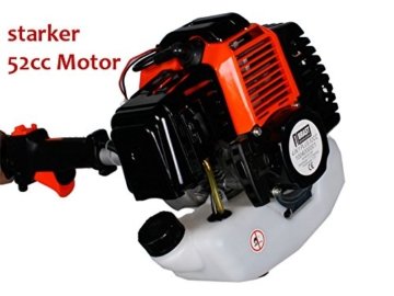 BRAST 3PS 5 in1 Benzin Multitool Motorsense Heckenschere Hochentaster Rasentrimmer Astsäge Freischneider - 