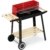 Broilmaster Grill, BBQ Grillwagen mit Feuerbox, schwarz / rot, 83 x 77,5 x 39,5 cm, BBQS10 -