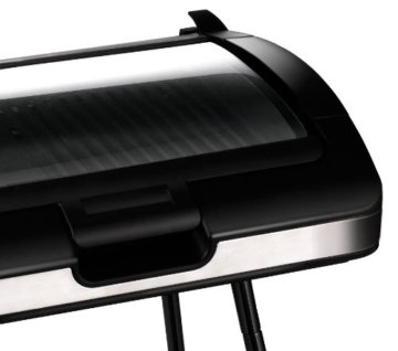 Cloer 6720 Barbecue-Grill mit Standfuss und Glasplatte - 