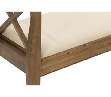 Dehner Bank Barns, 2-Sitzer, ca. 80 x 80 x 40 cm, FSC Holz, natur - 