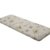 Dehner Bankauflage mit Rückenpolster, Olive 2-Sitzer, je ca. 120 x 45 x 6 cm, Baumwolle/Polyester, beige/braun - 
