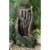 Dehner Brunnen Foresta mit LED Beleuchtung, grau, ca. 65 x 29 x 37 cm, Polyresin - 
