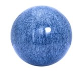 Dehner Edelstahlkugel in Mamor-Optik, Ø 20 cm, blau -