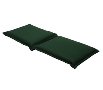 Dehner Flexbankpolster uni 2-Sitzer, ca. 110/120 x 45 x 7 cm, Polyester, dunkelgrün -