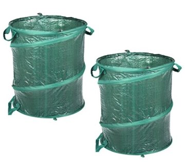 Dehner Gartenabfallsack Pop-Up, 2 er Set, je 120 l, Ø 50 cm -