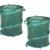 Dehner Gartenabfallsack Pop-Up, 2 er Set, je 120 l, Ø 50 cm -