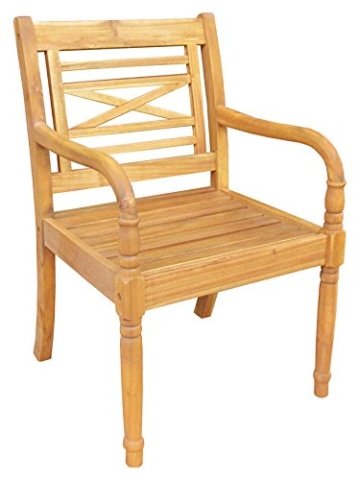 Dehner Gartensessel Samoa, ca. 90 x 60 x 57 cm, FSC Akazienholz, natur -
