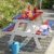 Dehner Kids, Picknickset Jack, ca. 90 x 80 x 54 cm, FSC Akazienholz, weiß/blau/rot - 