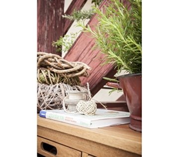 Dehner Regal mit Aufbewahrungsbox, ca. 180 x 124 x 53 cm, FSC Akazienholz, natur - 