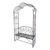 Dehner Rosenbank Mila, ca. 241 x 135 x 48 cm, Metall, anthrazit -