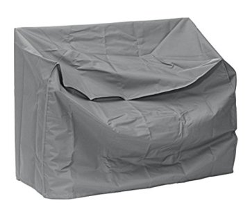 Dehner Schutzhülle Deluxe für Gartenbank, ca. 180 x 75 x 80 cm, Polyester, anthrazit -