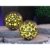 Dehner Solarleuchte Kugel Blume mit Farbwechsel, Ø 15 cm, Metall - 