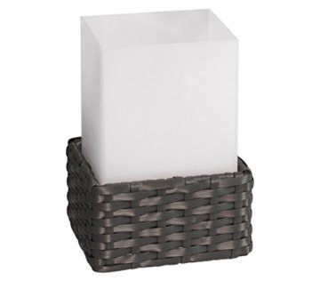 Dehner Solarleuchte Rattan Cube, ca. 21 x 11.6 x 11.6 cm -