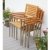 Dehner Stapelstuhl Marseilles, ca. 92 x 60 x 63 cm, FSC Teakholz/Edelstahl, natur - 
