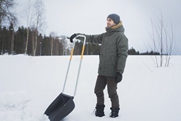 Fiskars Schneewanne für große Flächen, Gesamtlänge 150 cm, Kunststoff/Aluminium, SnowXpert, 1003470 - 