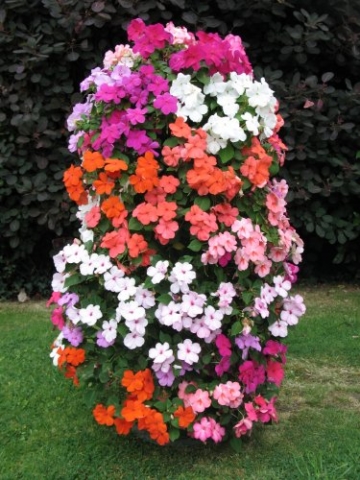Flower Tower®, Blumenturm, Pflanzenturm, Blumensäule 85 cm hoch - 