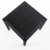 Gartentisch Rattan Optik Tisch schwarz 79 x 79 cm Bistrotisch Beistelltisch - 