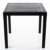 Gartentisch Rattan Optik Tisch schwarz 79 x 79 cm Bistrotisch Beistelltisch - 