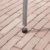 greemotion Tisch Toulouse 416395, ca. 70 x 70 x 72 cm, Gartentisch für Innen- und Außenbereich, Gs-zertifiziert, Kaffeetisch mit wetterfester Kunststoffummantelung, durch die gelöcherte Tischplatte läuft Regenwasser gut ab, Eisentisch mit Niveauregulierung zur Ausbesserung von Bodenunebenheiten - 