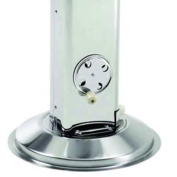 Grillchef by Landmann Holzkohle - Säulengrill, Silber, 58 x 42 x 84 cm - 