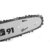 Hecht 2416 QT Elektro-Kettensäge Motorsäge mit 2400Watt und 40cm Oregon Schwert - 