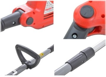 HECHT Elektro-Teleskop-Heckenschere 640 Motorheckenschere (Schnittlänge 405 mm, 450 Watt) - 