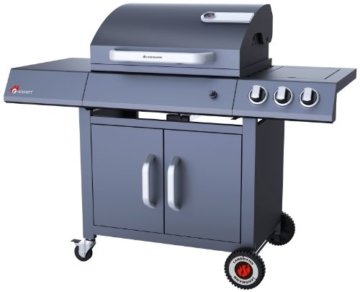 Landmann Gasgrillwagen IR-Expert, Schwarz, 130 x 61,5 x 104 cm -