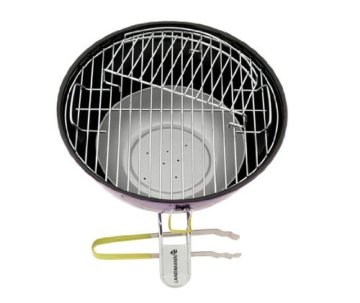 Landmann Holzkohle - Kugelgrill Piccolino, anthrazit, 38 x 38 x 41 cm - 