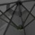 Leco Oval-Schirm, 2.70 x 4.60 m, anthrazit - 