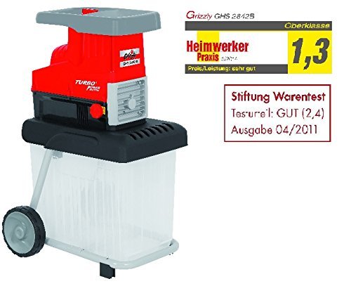 » Leise Walzenhäcksler GRIZZLY GHS 2842 B, mit transparenter Auffangbox