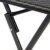 Nexos Tisch in Rattan-Optik Balkontisch Gartentisch Klapptisch schwarz 61 x 61 x 75 cm eckig Campingtisch Kunststoff robust stabil wetterfest pflegeleicht klappbar - 