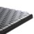 Nexos Tisch in Rattan-Optik Balkontisch Gartentisch Klapptisch schwarz 61 x 61 x 75 cm eckig Campingtisch Kunststoff robust stabil wetterfest pflegeleicht klappbar - 