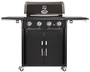 Outdoorchef CANBERRA 4G schwarz BBQ Gasgrill Grillstation 4 Brenner 18.131.27 -