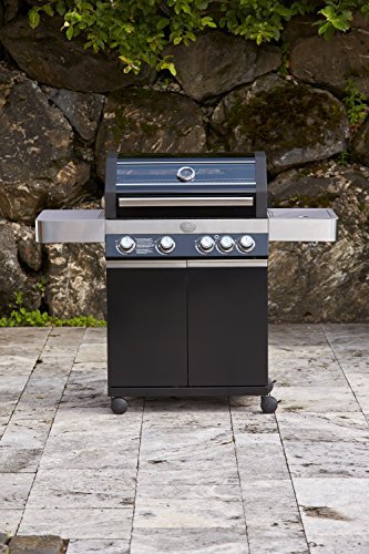 Rösle Gasgrill, BBQ-Station Videro G4, schwarz, 138 x 60 x 118 cm, 25307 - 