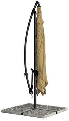 Schneider Schirm Milano sand, circa 270 x 270 cm, 8-teilig, quadratisch beige - 