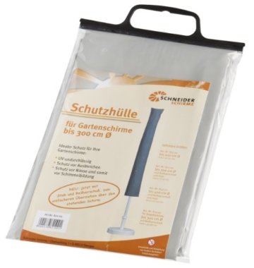 Schneider Schutzhülle für Sonnenschirme, silbergrau, bis ca. 400 cm Ø - 