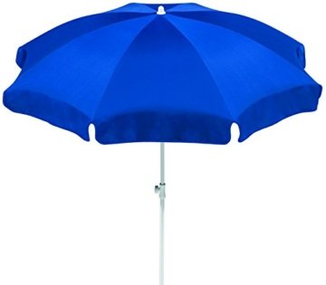 Schneider Sonnenschirm Ibiza, blau, ca. 240 cm Ø, 8-teilig, rund -