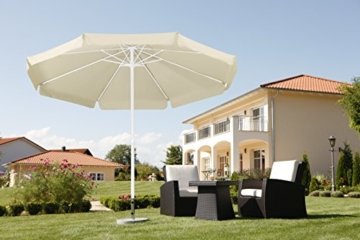 Schneider Sonnenschirm Pisa, natur, ca. 300 cm Ø, 8-teilig, rund - 
