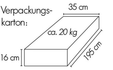 Schneider Sonnenschirm Rhodos Junior, anthrazit, ca. 270 x 270 cm, 8-teilig, quadratisch - 