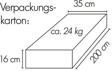 Schneider Sonnenschirm Samos, natur, ca. 300 cm Ø, 8-teilig, rund - 