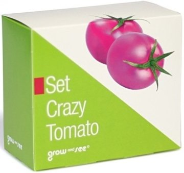 Set Crazy Tomato - die verrückt ausgefallene Geschenkidee: Selbst säen, züchten und ernten - bringt Farbe in die Küche! -