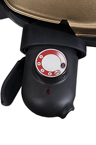 SUNTEC elektrischer Standgrill BBQ-9479 [Für Innen & Außen, auch als Tischgrill geeignet, inkl. Soßenhalter, regelbarer Thermostat, max. 1600 Watt] - 