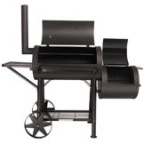 TAINO® PROFI XXL 90kg-Smoker BBQ GRILLWAGEN Holzkohle Grill Grillkamin 3,5 mm Stahl PROFI-QUALITÄT -