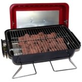 Tisch-Gasgrill mit Lavasteinen -