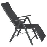 Ultranatura Aluminum Relaxsessel Korfu Plus, 73 x 60 x 112 cm, anthrazit -